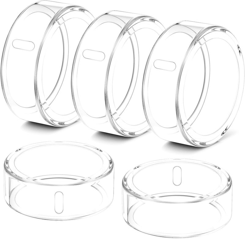Hexasider 5 Pack Ring Cover Compatible with Oura Ring Gen 4/Oura Ring Gen 3 Horizon/Heritage, Abrasion-Resistant TPU Case for Oura Ring Protector Accessories for Oura Size 12 - Image 1