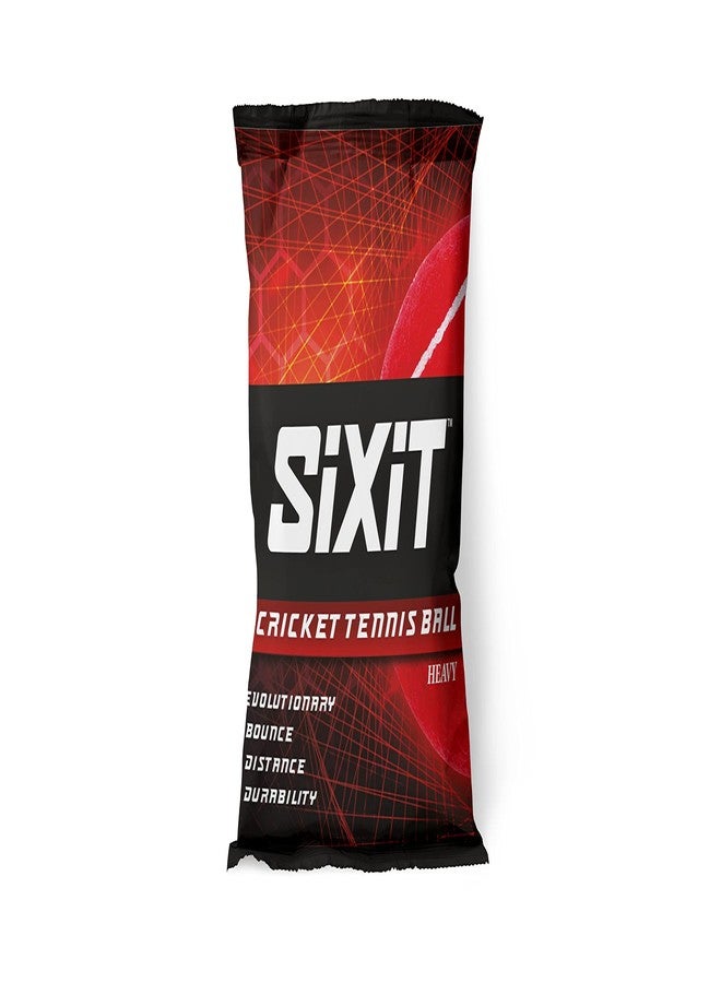 SiXiT Cricket Tennis Ball Heavy - Pack of 2 - Image 3