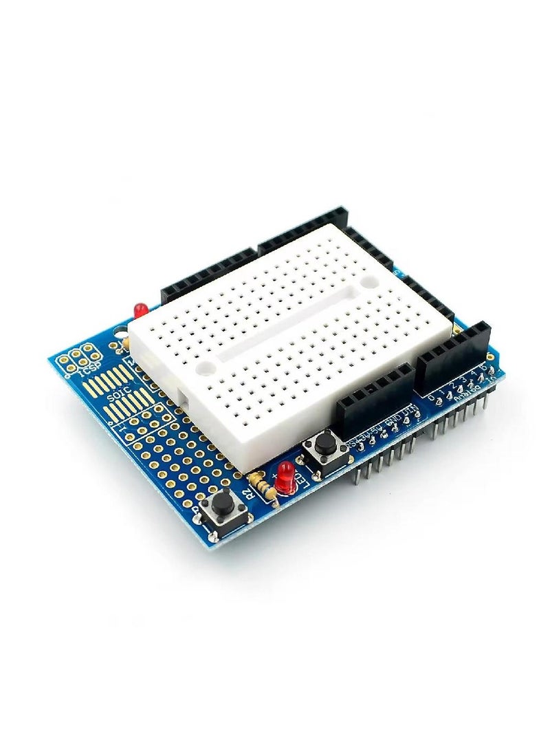ProtoShield for Arduino UNO - Prototype Shield With Mini Breadboard