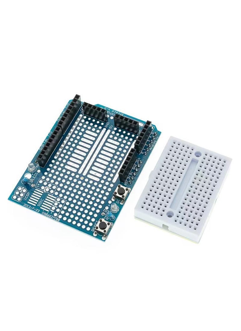ProtoShield for Arduino UNO - Prototype Shield With Mini Breadboard