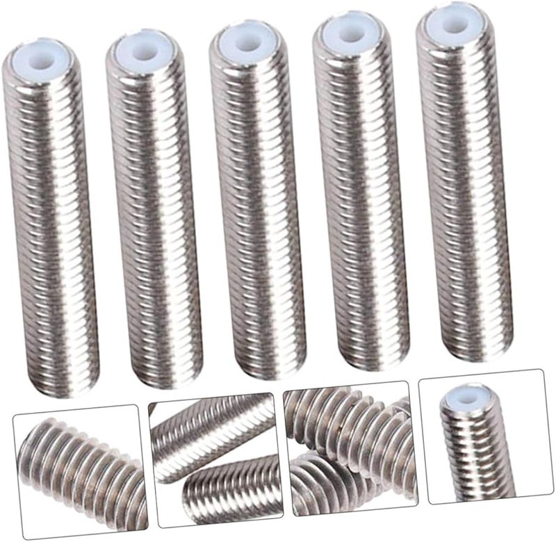 Unomor 5pcs Stainless Steel Extruder Tube With PTFE Sleeve For 3D Printer Moisture Resistant - Image 5