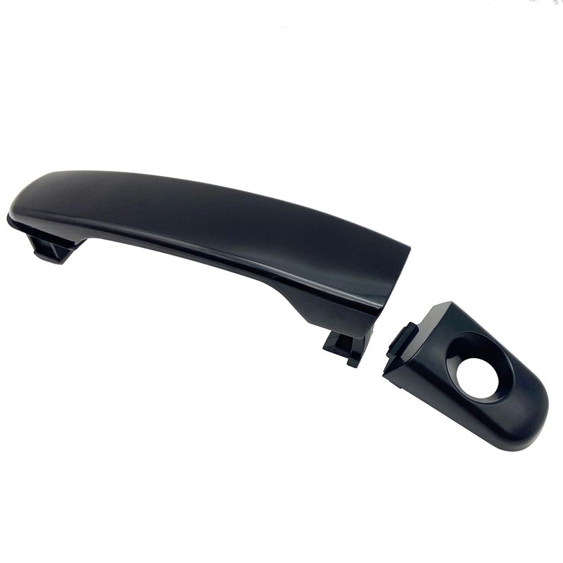 Cheriezing Exterior Door Handle Compatible with 20052009 Equinox Malibu 20052010 Torrent G6 WKeyhole Replace 22672194 Prime Black Front Left Side