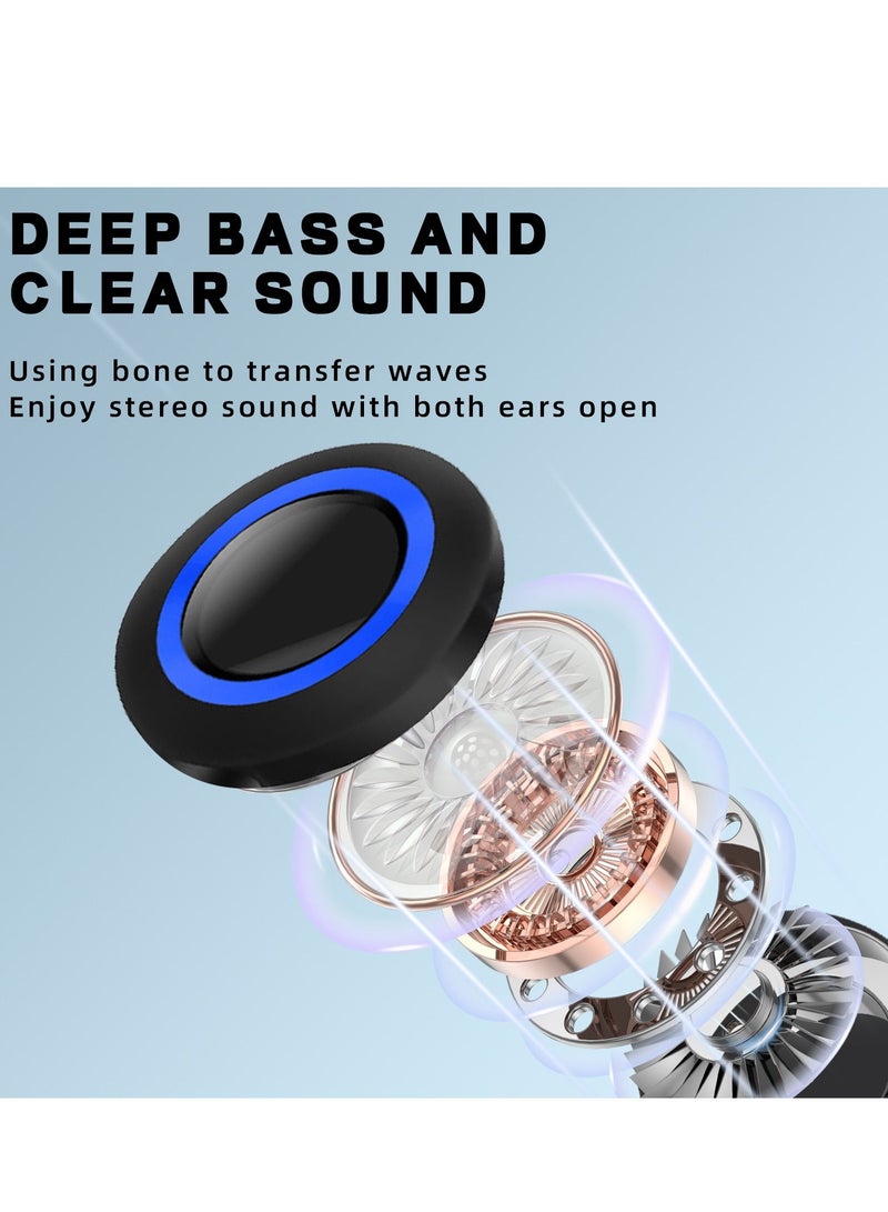 GULFLINK Bone Conduction Bluetooth Sports Headset for Outdoor 300mah Blue - Image 5