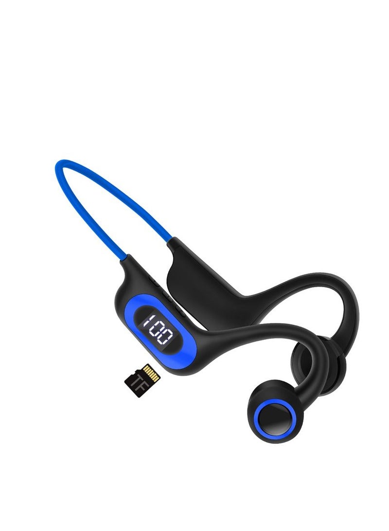 GULFLINK Bone Conduction Bluetooth Sports Headset for Outdoor 300mah Blue - Image 1