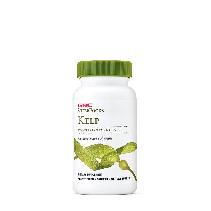GNC GNC SuperFoods Kelp 180 Vegetarian Tablets 180 Servings 
