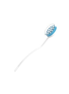 Wand for Applying Lotion Applicator and Massager – Handheld Long Handled Easy Reach Roll-On Dispenser for Sunscreen, Cream, Shower Gel on Back, Legs and Feet, 1 Pack, Blue