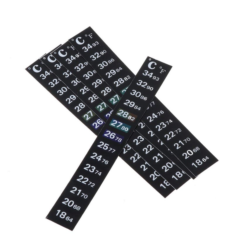 5pcs Reusable Vertical Thermometer Strips Digital Temperature Display for Bath Water - Image 3