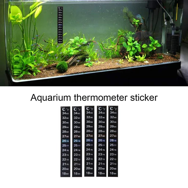 5pcs Reusable Vertical Thermometer Strips Digital Temperature Display for Bath Water - Image 5