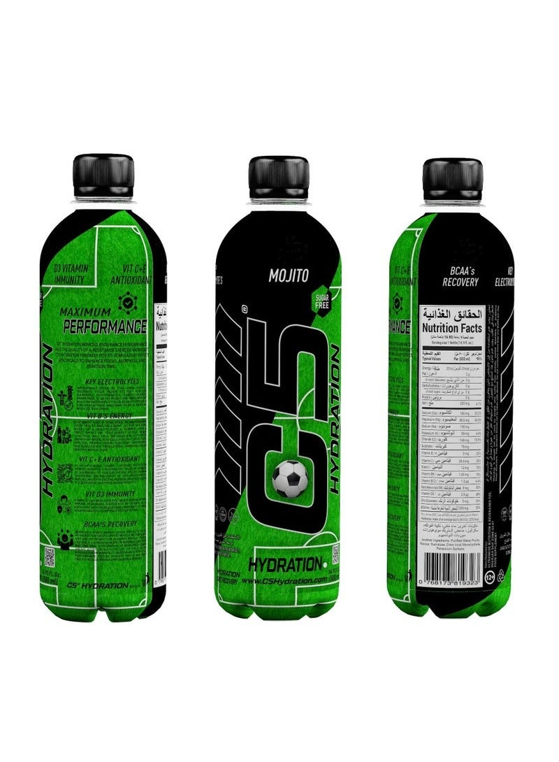 C5 Hydration Drink 500ML Mojito Pack of 12 - Image 4