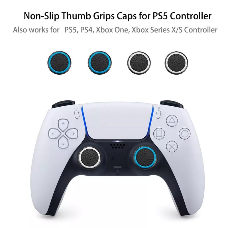4PCS 3D Analog Joystick Replacement for PS5 Controller, Thumbsticks Repair Tool Kit Compatible with Playstation 5 DualSense Wireless Controller, Drift Damaged Joystick Replacements with Screwdriver - Image 3