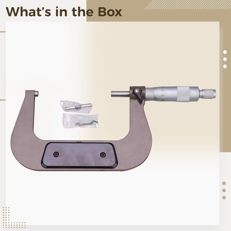 ميكرومتر الفرجار الرقمي 2 9 3 9 بوصة 7 5 10 سم IP54 مقاوم للماء هيكل معدني صندوق تخزين - Image 5