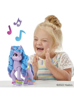 my little Pony Make Your Mark Toy See Your Sparkle Izzy Moonbow -- 8-Inch Purple Pony that Sings, Speaks, and Lights Up for Kids Ages 5+  - Image 3