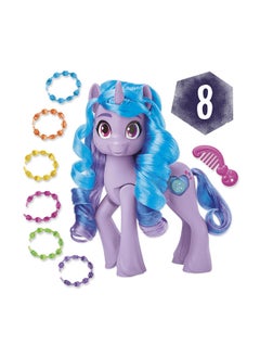 my little Pony Make Your Mark Toy See Your Sparkle Izzy Moonbow -- 8-Inch Purple Pony that Sings, Speaks, and Lights Up for Kids Ages 5+  - Image 1