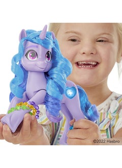 my little Pony Make Your Mark Toy See Your Sparkle Izzy Moonbow -- 8-Inch Purple Pony that Sings, Speaks, and Lights Up for Kids Ages 5+  - Image 2