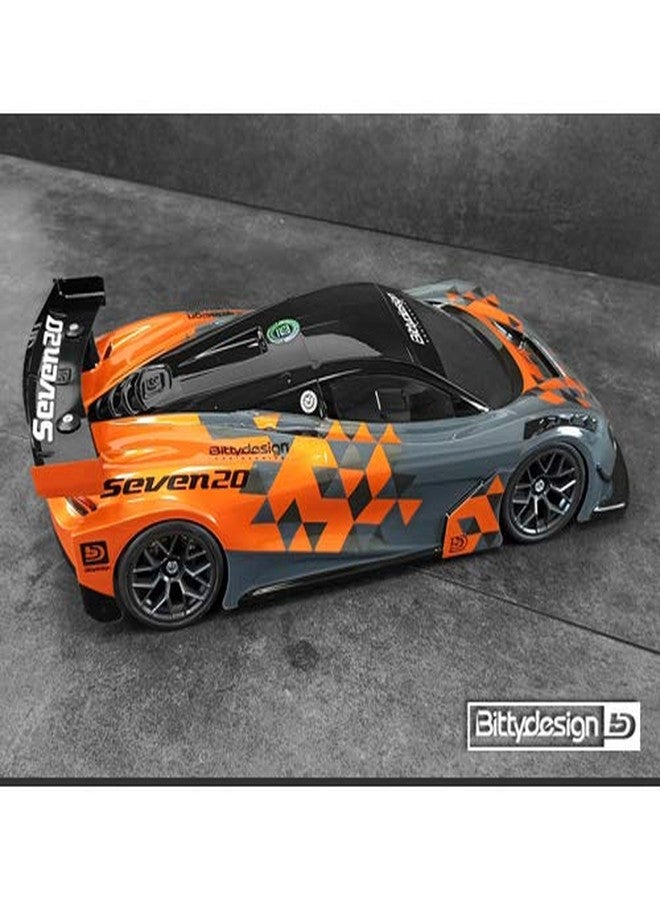 هيكل سيارة Bittydesign Seven20 بمقياس 1/10 GT (شفاف) (190 مم) / BittyDesign / BDYGT-190S20T - Image 3