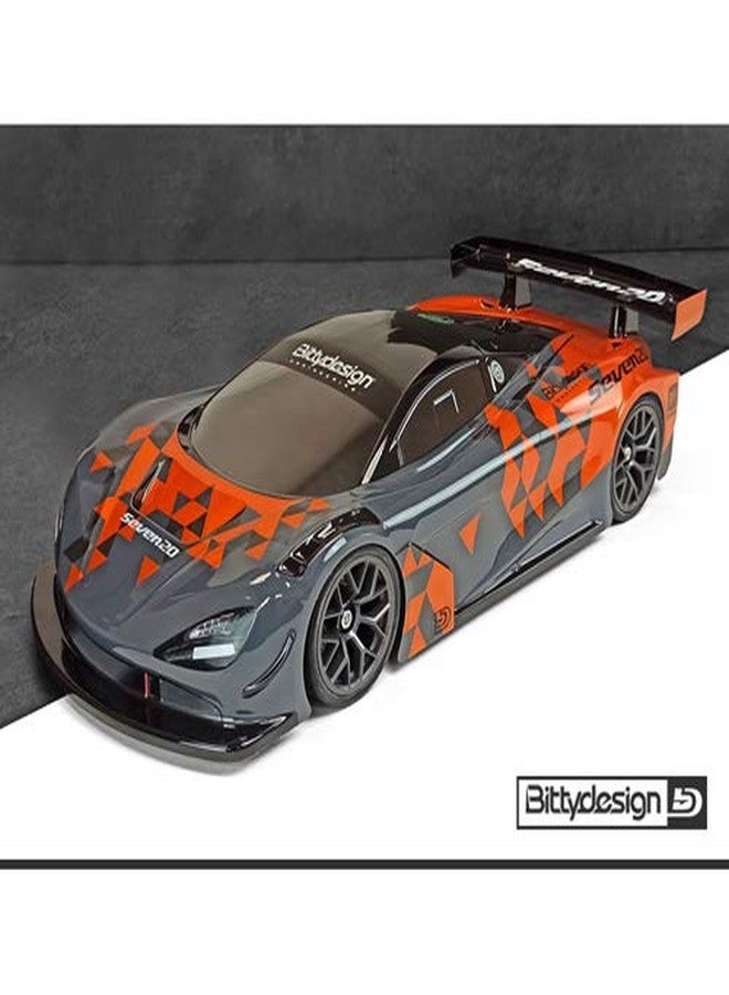 هيكل سيارة Bittydesign Seven20 بمقياس 1/10 GT (شفاف) (190 مم) / BittyDesign / BDYGT-190S20T - Image 4