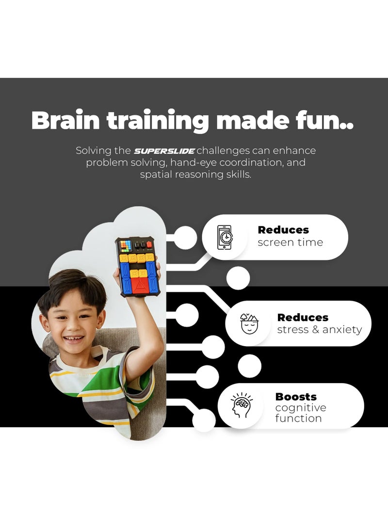 SYOSI Super Slide Puzzle Games, 500+ Level Challenges Brain Teaser Puzzle, STEM Toys for Kids, Brain Teaser Puzzle Learning Games for Kids, Teens, Travel Games, Gifts for Boys Girls - Image 5