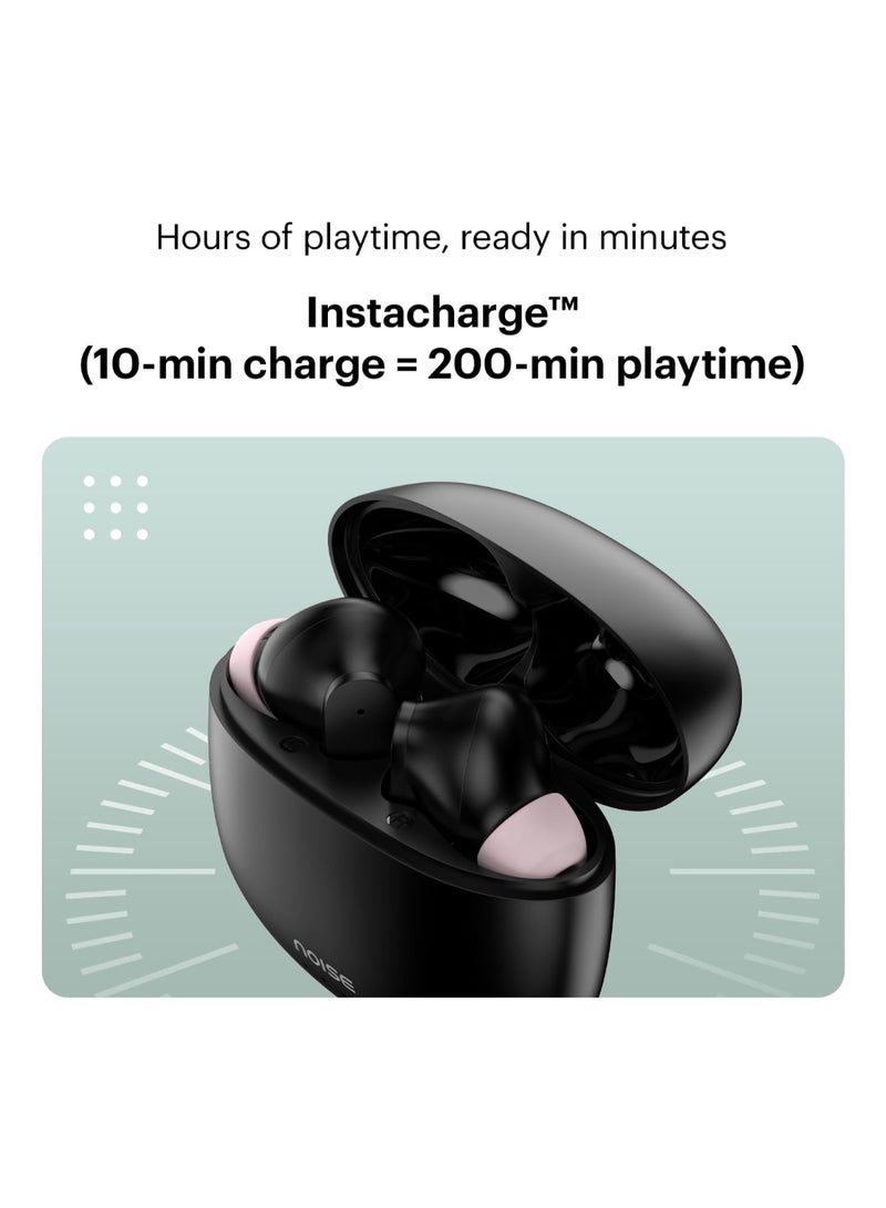 Noise Buds VS104 | Truly Wireless Earbuds with 45H Playtime | Quad Mic ENC | Instacharge | 13mm Driver | Low Latency | Bluetooth v5.2 - Charcoal Black - Image 5