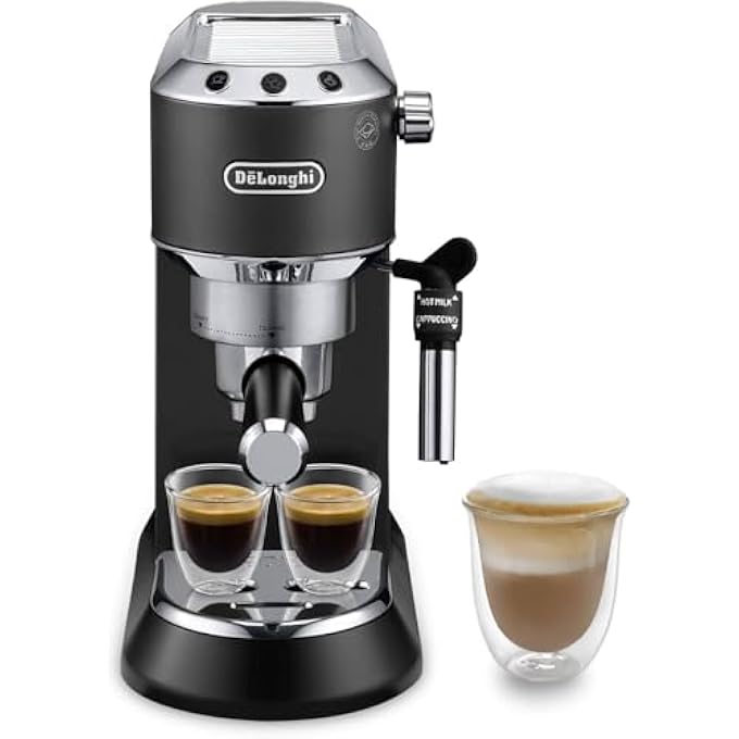 ديلونجي ماكينة صنع الإسبريسو Delonghi Dedica Ec685 Bk قابلة للتعديل باللون الأسود - Image 2