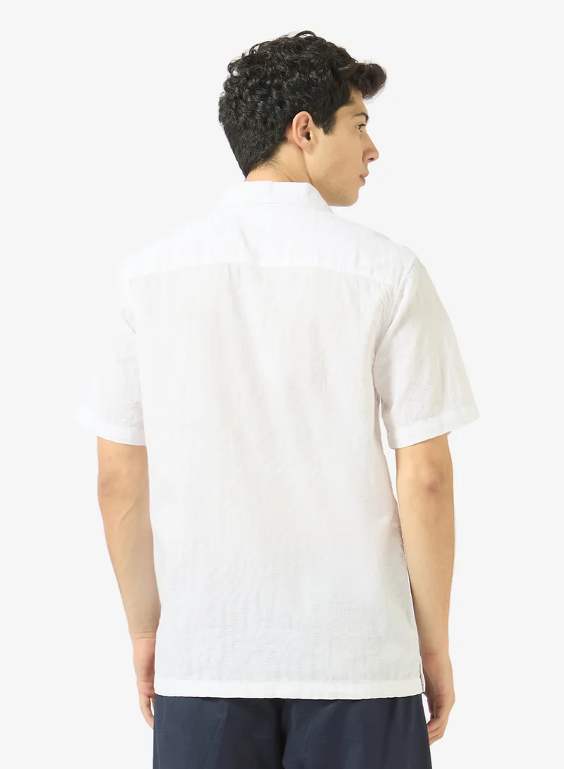 Ripples Mens Resort Collar Shirt