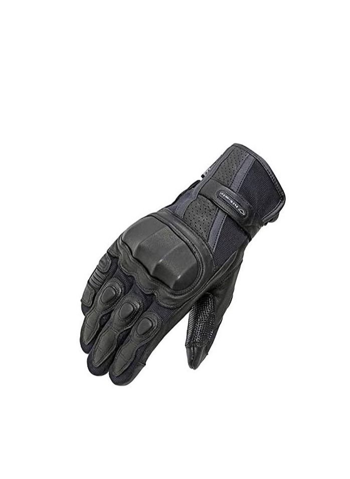 hit-air Hit Air G8 Gloves for Motorcycle Riders Black G8-GLOVE-BK - M  - Image 1