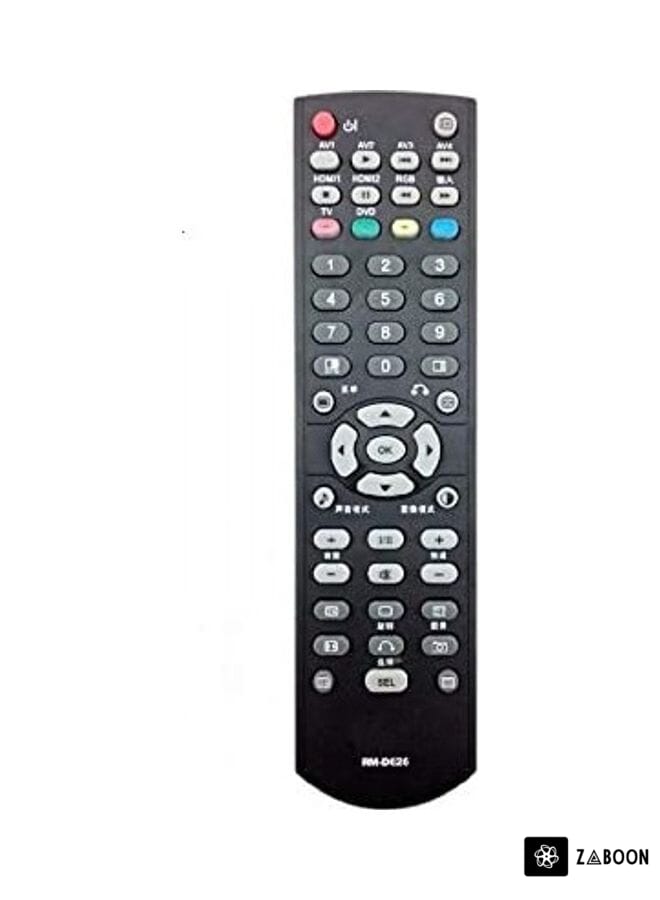 Zaboon Remote Control For Hitachi LCD, LED Television Sets Black