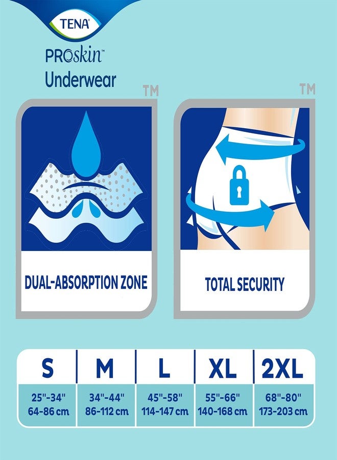 TENA ProSkin Extra Breathable Underwear, Incontinence, Disposable, Moderate Absorbency, Medium, 64 Count - Image 5