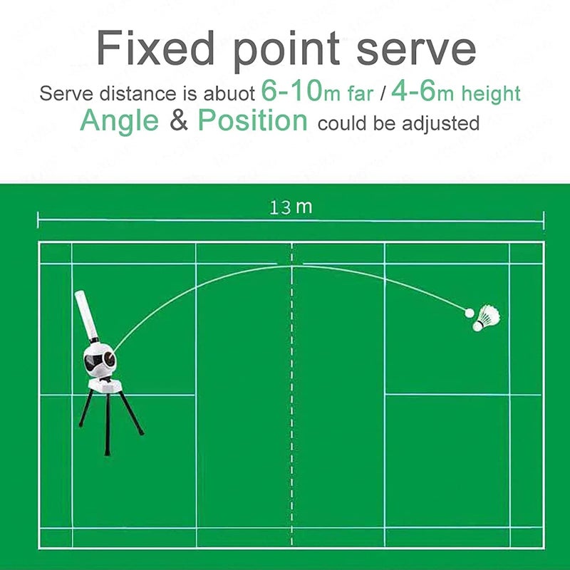 PROFFIX Badminton Shuttle Feeder Shooter Machine for Basic Badminton Training for Professional Courts and Home Activities - Image 5