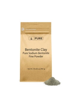 PURE ORIGINAL INGREDIENTS Bentonite Clay (2 Lb) Fine Powder Pure Sodium Bentonite For Face Masks & More  - Image 2