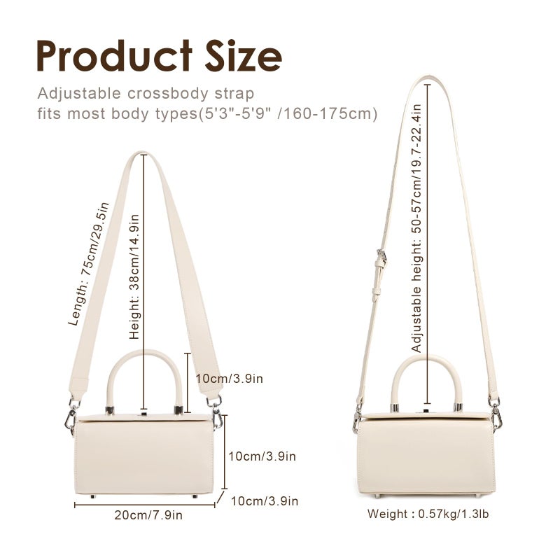 MoreFarther Women's Leather Shoulder Bag, Designer Inspired Structured Tote Purse, Genuine Leather Handbag with Dual Adjustable Straps (Black) - Image 3