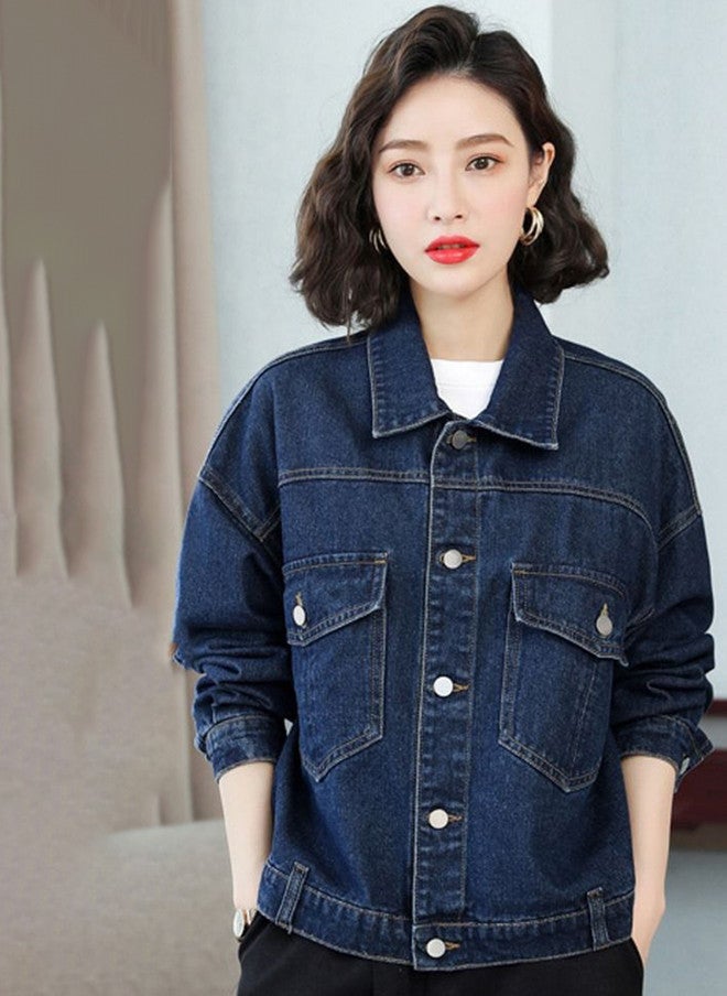 YUNIQEE جاكيت جينز أزرق للنساء - Image 1