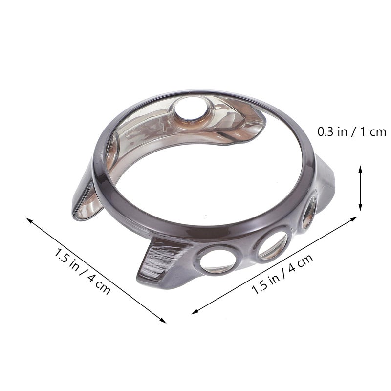 Grey Electroplated Smartwatch Case Cover Compatible with Forerunner 245 Music Scratch Resistant - Image 3