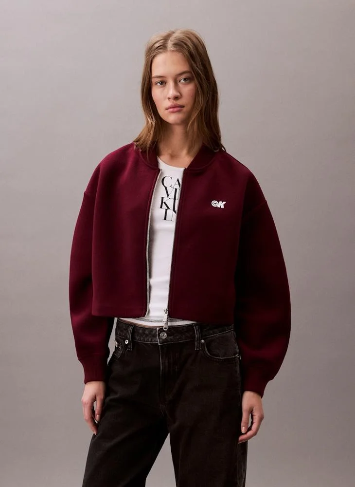 Calvin Klein Jeans Logo Zip Through Jacket