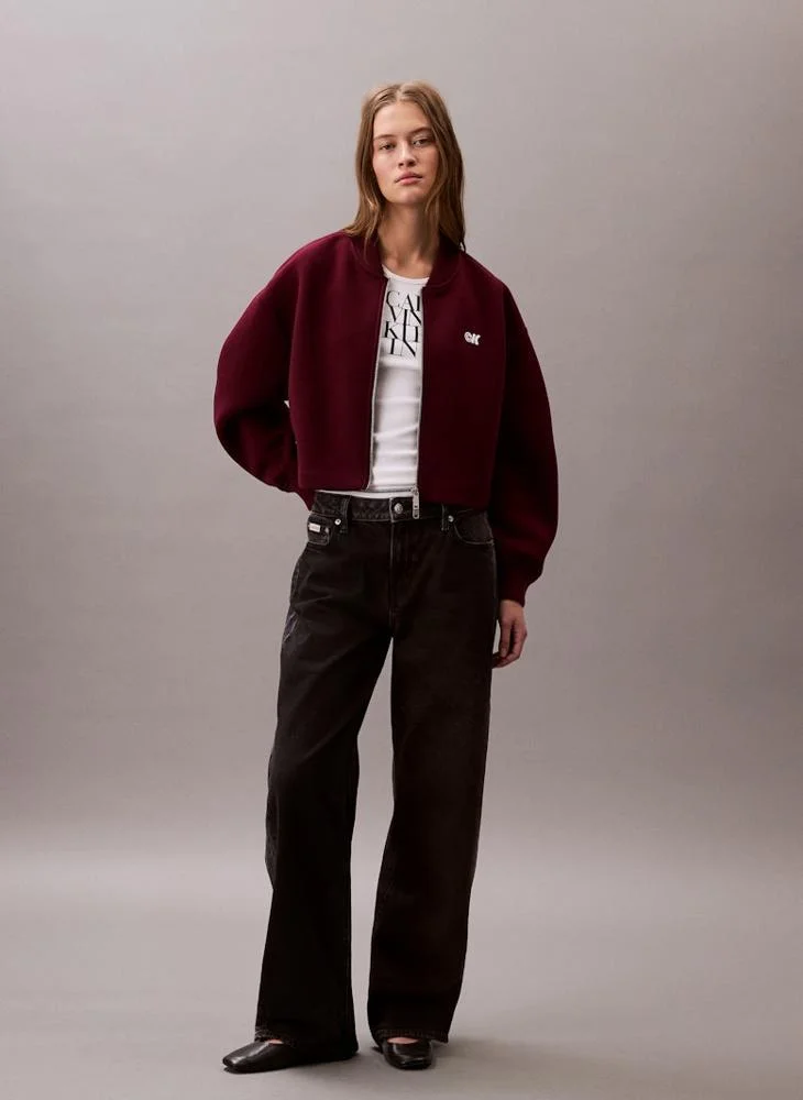 Calvin Klein Jeans  Logo Zip Through Jacket for Women | Best Price UAE