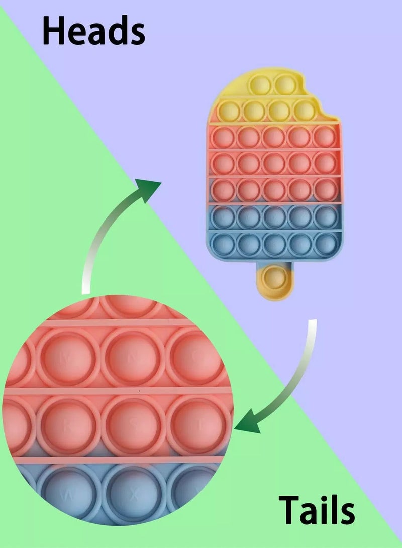 Generic 2pcs Ice Cream Push Pop Bubble  - Image 3