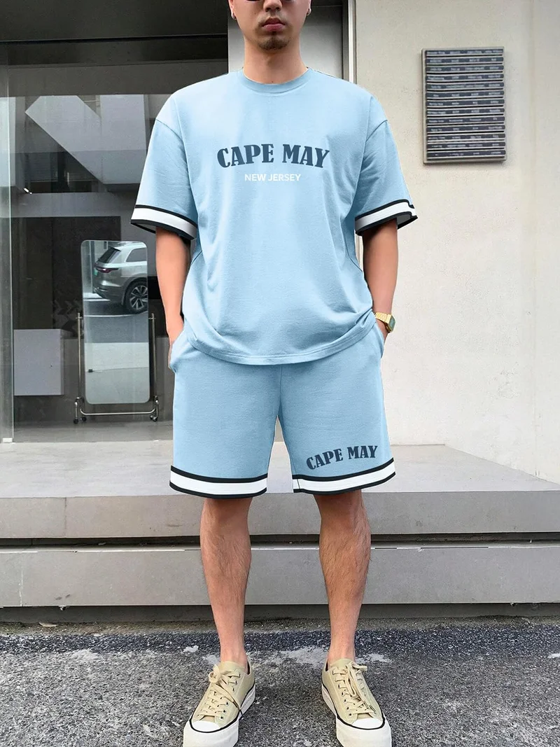 نوبيرو طقم رجالي كيب ماي أزرق فاتح