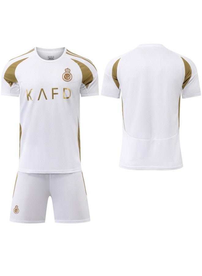2425 Riyadh Victory II Away Kids' & Adult Short-Sleeved Football Uniform Suit