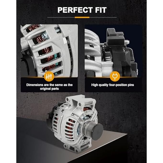 ROADFAR Alternator Replacement Fits for Dodge for Sprinter 2500 2003-2006,for Dodge for Sprinter 3500 2003-2006 - Image 5