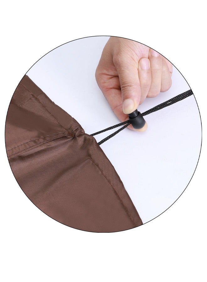 Generic Patio Furniture Cover, Outdoor Table Set, Sectional Sofa Cover, Patio Chair Covers，UV Resistant, Waterproof for Outside Furniture Brown - Image 2
