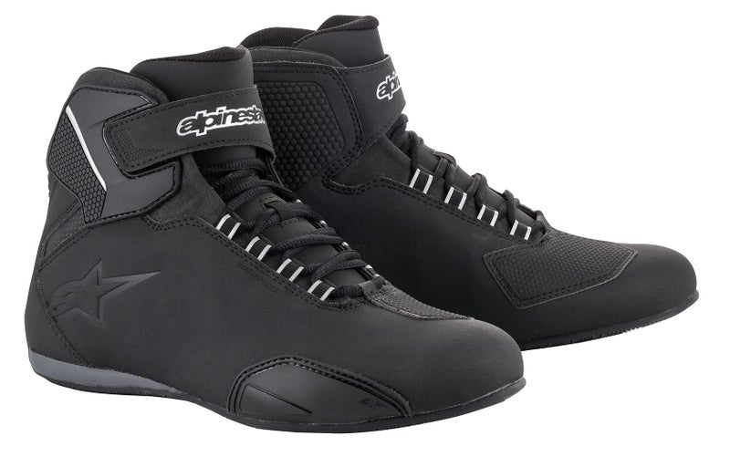 Alpinestars حذاء موتوسيكل ألبينستارز سيكتور المقاوم للماء أسود، أسود، 41 - Image 1