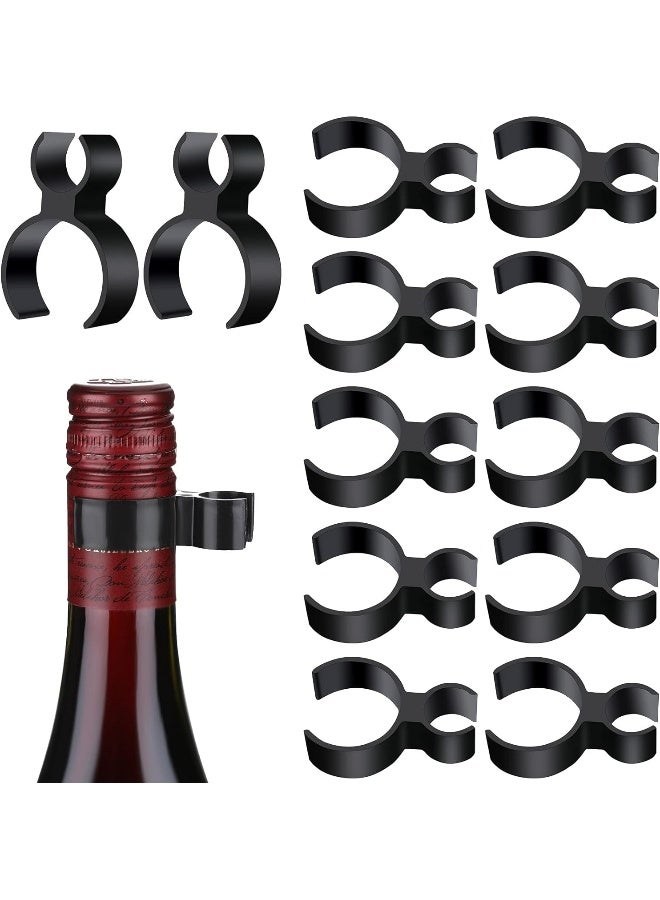 Maitys 12 Pieces Champagne Bottle Sparkler Single Holder Safety Clips Black Plastic Bottle Service Sparklers Clips For Candle  Parties Wedding Ceremony Anniversaries Home Kitchen 