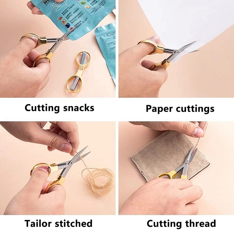 Haligily Folding Scissors, TSA Compliant and Portable, Compact, Safe Travel Scissors, Stainless Steel Retractable, 1 Pcs - Image 5