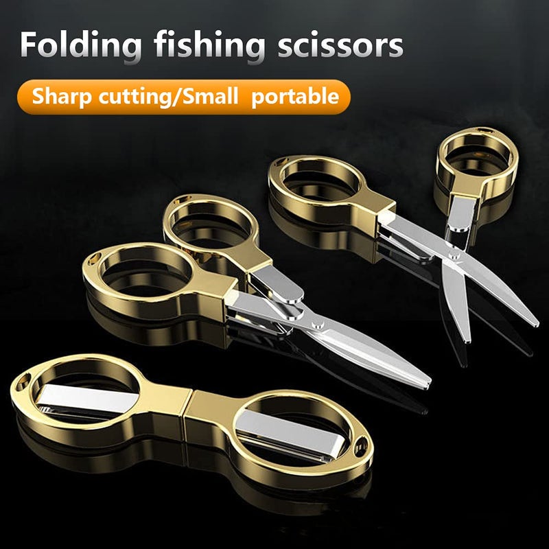 Haligily Folding Scissors, TSA Compliant and Portable, Compact, Safe Travel Scissors, Stainless Steel Retractable, 1 Pcs - Image 3