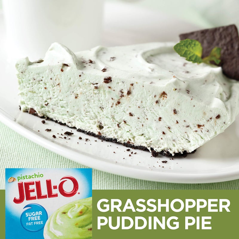 Jell-O Instant Pistachio Sugar-Free Fat Free Pudding & Pie Filling (1 oz Boxes, Pack of 6) - Image 3