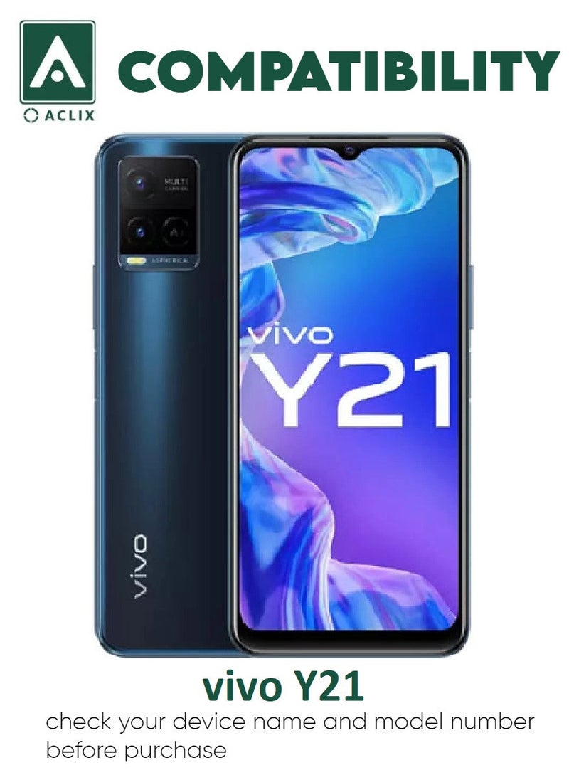 ACLIX Antistatic ESD Dustproof Premium Quality High Definition Tempered Glass Screen Protector Designed For vivo Y21 - Image 3