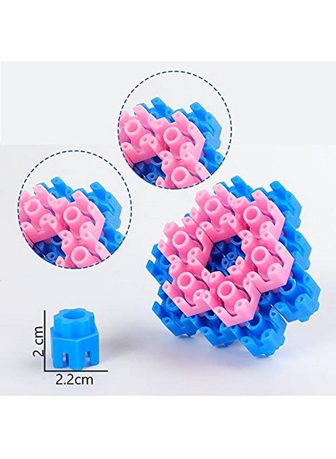 Syga Smart Activity Fun And Learning Hexagonal Blocks For Kids Pack Of 200 Hexagonal Blocks 3+Years Children - Image 3