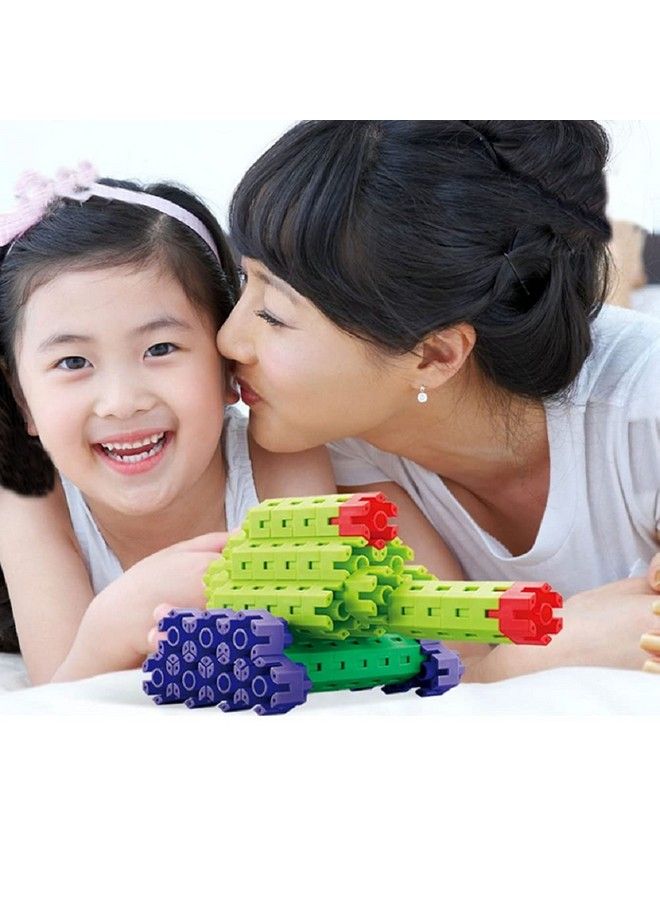 Syga Smart Activity Fun And Learning Hexagonal Blocks For Kids Pack Of 200 Hexagonal Blocks 3+Years Children - Image 5