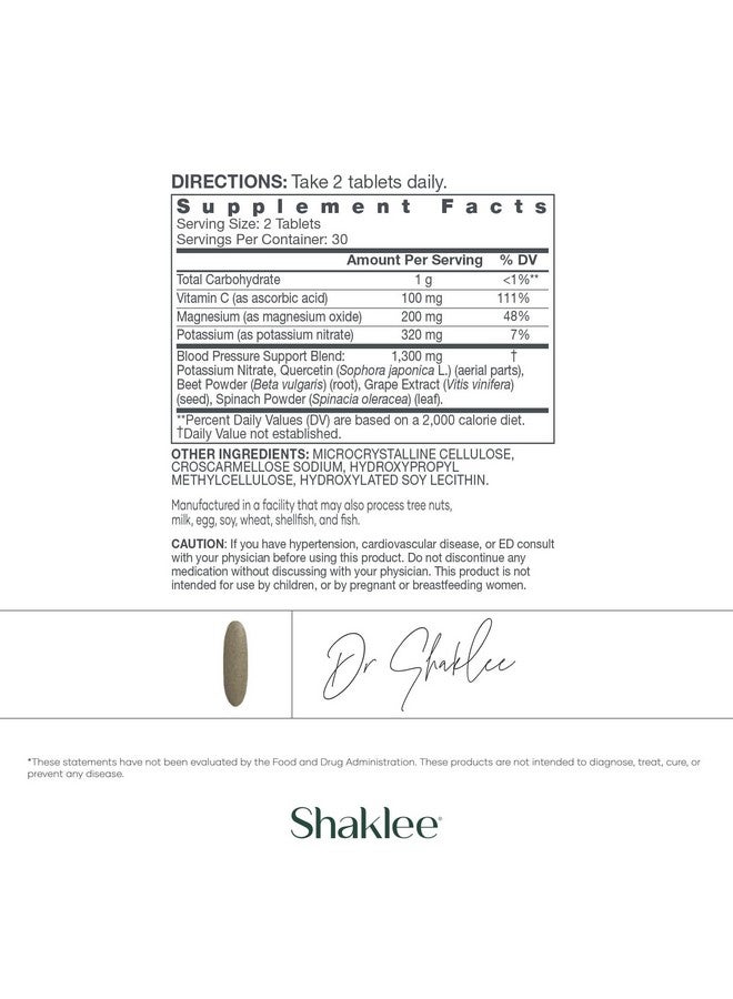 Shaklee - Blood Pressure - Supports Healthy Circulation, Promoting Optimal Blood Vessels and Vascular Wellness - 60 Tablets - Image 3
