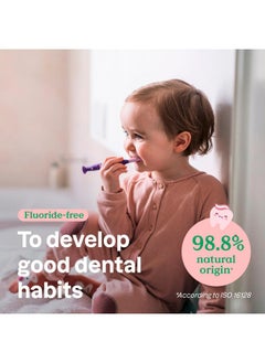 Attitude Attitude Baby and Child Fluoride-Free Training Toothpaste, Naturally Derived Ingredients, Vegan, EWG Verified, Strawberry, 2.6 Oz  - Image 3