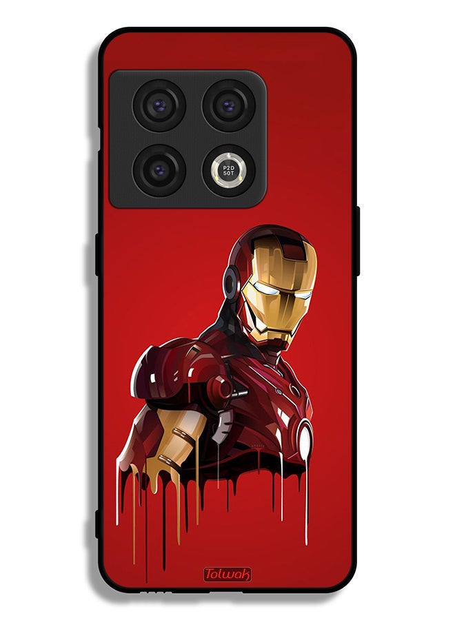 Tolwak OnePlus 10 Pro 5G Protective Case Cover Iron Man Art - Image 2